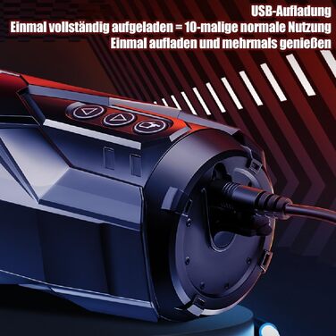 Електрична пеніс-насос Jpscor для збільшення пеніса, мастурбатор з 5 рівнями вакууму, водонепроникний (IPX6), 2 силіконові насадки