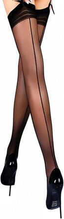 Чорні мереживні панчохи Mila Marutti для гетрів, жіночі