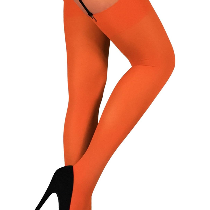 Чулки до коліна MILA MARUTTI для гетра, мікрофібра, 40 ден, помаранчевий/західний колір (смугастий)