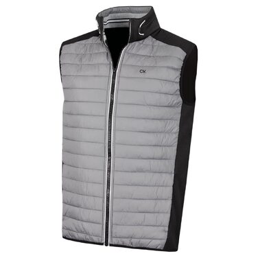Чоловічий гібридний утеплений жилет Cavin Kein Bodywarmer, розмір 5XL, сріблясто-чорний