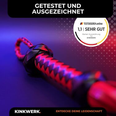 Флогер чорно-червоний (PU) | Штучна шкіра преміум-якість | Міцний хват | Універсальний для BDSM ігор в приміщенні та на вулиці