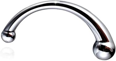 Анальний плагін з нержавіючої сталі, подвійний, великий, фальшивий ділдо, металеві анальні кульки, масажний стрижень, іграшка для вагінального сексу