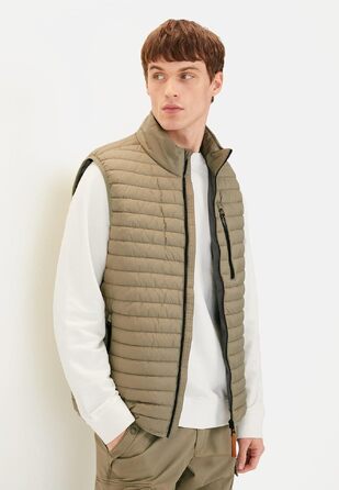 Чоловічий стібаний жилет camel active Puffer — водовідштовхувальний та вітрозахисний, зелений