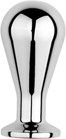 Анальний вібратор з нержавіючої сталі - металевий анальний плаг для стимуляції простати