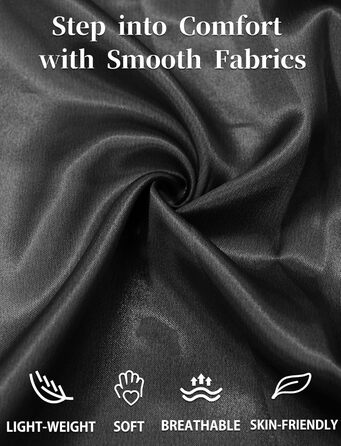 Жіночий халат FEOYA з шовковистого атласу, легкий, довгий, з V-подібним вирізом, для вечірки, весілля, дому, ніжної домашньої атмосфери, чорний