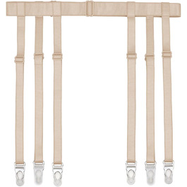 колір: ніжний, 6 ременів-кліпс