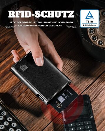 Слім-гаманець чоловічий DODENSHA MagSnap з RFID-захистом, відділенням для монет та магнітним замком, на 10+ карт (Сірий сріблястий)