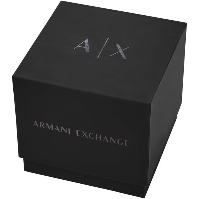 Чоловічий годинник Armani Exchange кварцовий багатофункціональний, 44 мм, сталевий браслет, золотий та чорний кольори