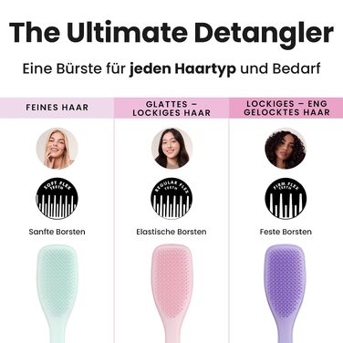 Щітка для волосся Tangle Teezer Ultimate Detangler для вологого та сухого волосся всіх типів, розплутуюча, Millennial Pink