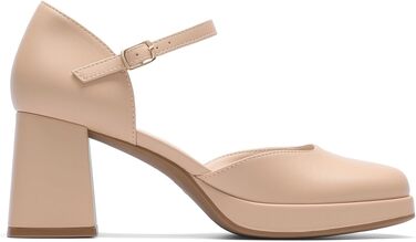 Жіночі туфлі Mary Jane DREAM PAIRS на масивній платформі, бежевий колір (розмір 40 EU)