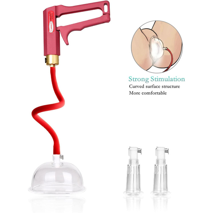Секс-іграшка для жінок Jinqian: стимулятор сосків, вакуумний насос, набір для пар, BDSM