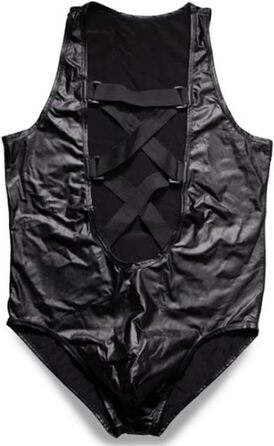 Чоловічий боді для боротьби SRZYMJ: спортивний, зручний, для тренувань та змагань, колір чорний, розмір L