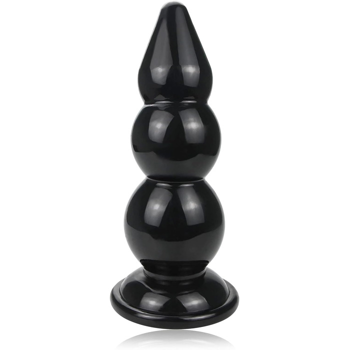 Анальні кулі Riesen з присосками та анальним плагіном, набір з 3 шт. для масажу простати та стимуляції G-точки