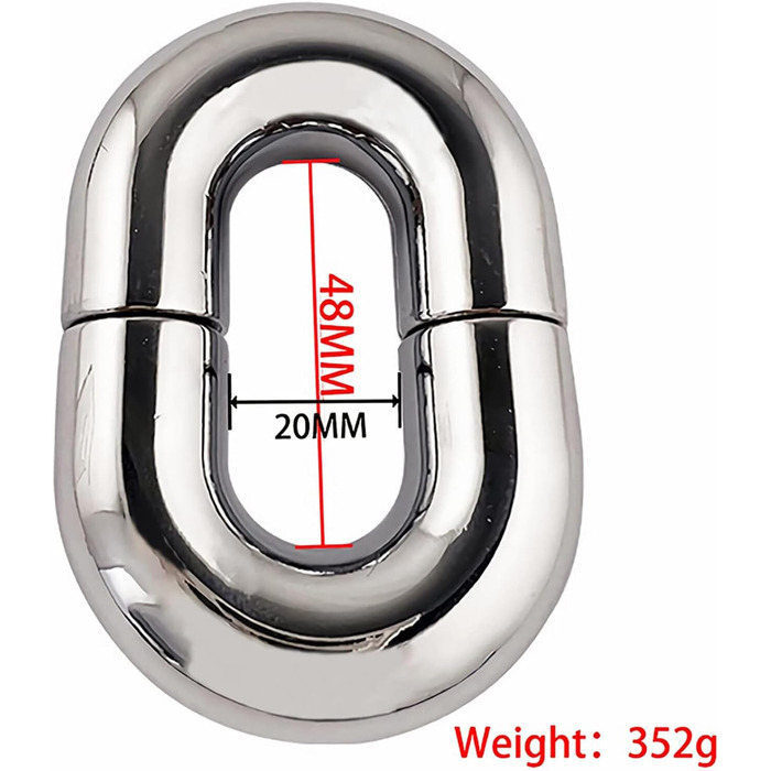 Сталевий магнітний кільце для пеніса, сталевий кок-рінг, кільце для яєчок, чоловічий металевий аксесуар для БДСМ, іграшка для сексуального рабства, розтягування, CBT, SM.