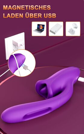 Вібратор для жінок з 10 режимами, стимулятор клітора та анальний секс-іграшка для пар