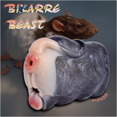 Реалістичний мастурбатор Seckoe Tier Taschenmuschi для чоловіків, з анімальною вагіною та анальним тунелем