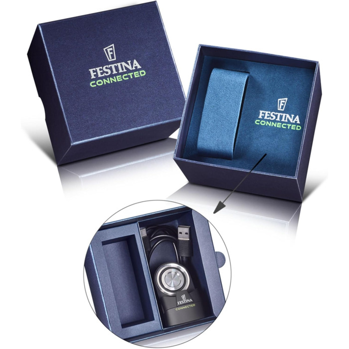 Смарт-годинник Festina Connected світло-зеленого кольору