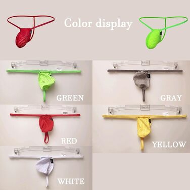 Сексуальна чоловіча стрінг-труси Faringoto, низька посадка, прозорі, танга, сумка, покращений бікіні, нижня білизна, T-подібний задній шов L, 5 кольорів