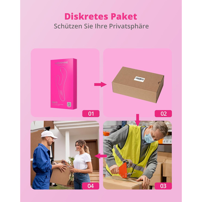 LOVENSE Osci 3 Rabbit - вібратор для жінок з керуванням через додаток, масажер G-точки та кліторального стимулятора, з двома моторами та бездромовим пультом керування