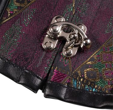 Жіноче корсетне бюстье - стимпанк корсет, сексуальна спідня білизна, корсаж, ліловий корсет, корсети та бюстгальтери, зменшення талії, сталеві кістки, готичний корсет, модель S