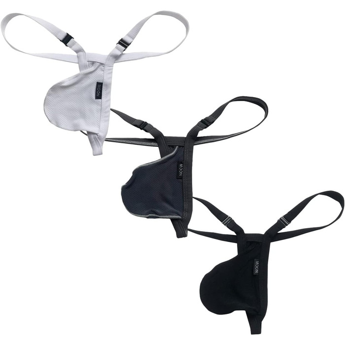 Сексуальна чоловіча спідня білизна Faringoto: комплект G-String Tanga, еластичний матеріал, розмір L, 8042-3colors01