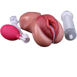 Реалістичний мастурбатор з 3D-вагіною та кліторісом для чоловіків | Імітація жіночого оргазму та бризок