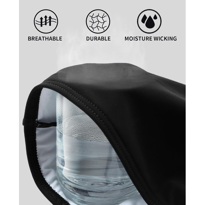 Чармо жіночий купальник для спорту з животом, цілісний з блискавкою спереду, купальник з чашками, чорний/білий, XL