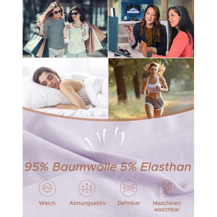 Шкарпетки чоловічі INNERSY, бавовна, труси-сліпи, 6 шт. (XL, різнокольорові, м'які)