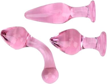 Анальний пробка з скла 35/38/42 мм для жінок, Dildo, іграшки для дорослих