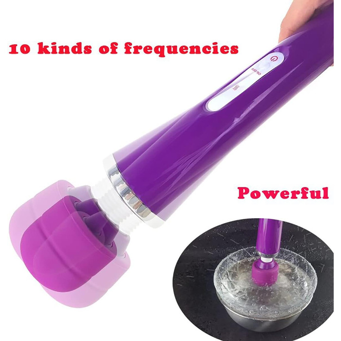 Вібратор JFRong Leise: бездротовий масажний стрижень з силікону для жінок. Безшумний вібратор для інтимного масажу, іграшки для дорослих, чорний колір