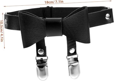 Жіночі наголовники DEARMAMY на ногу (5 шт.) - чорний