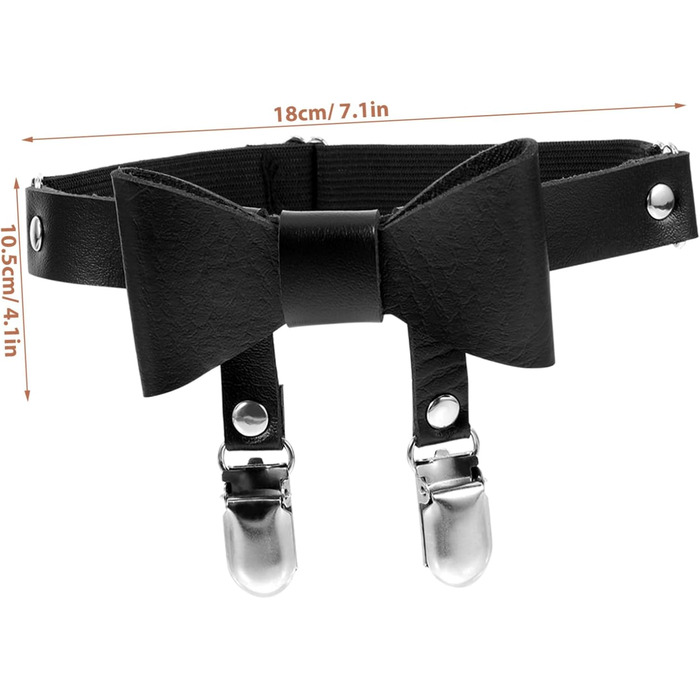 Жіночі наголовники DEARMAMY на ногу (5 шт.) - чорний