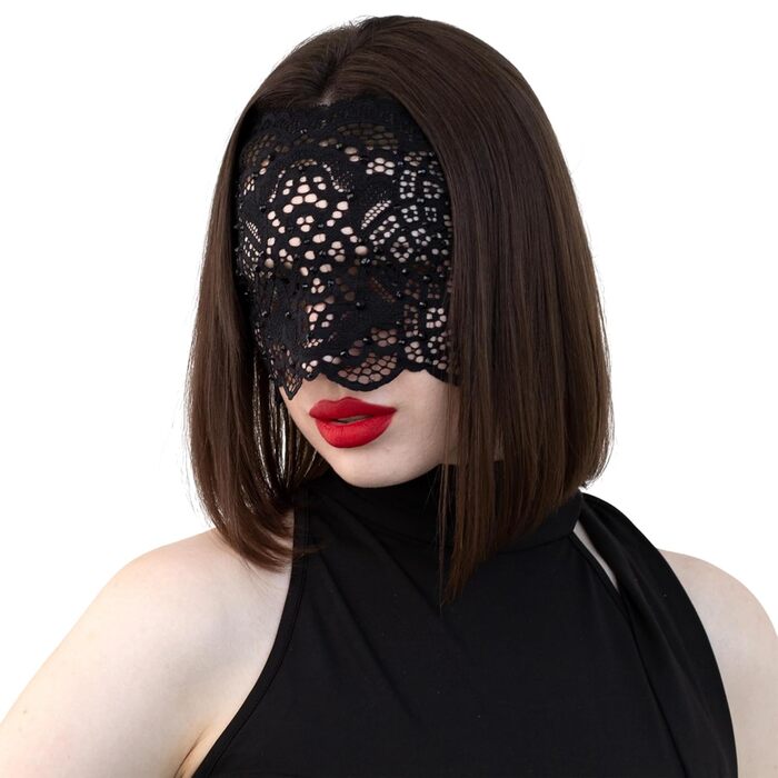 Чорна маска на обличчя з мереживом та стразами для жінок, елегантна венеціанська маска для карнавалу, Хелловіну, косплею, костюмованих вечірок, чорний колір