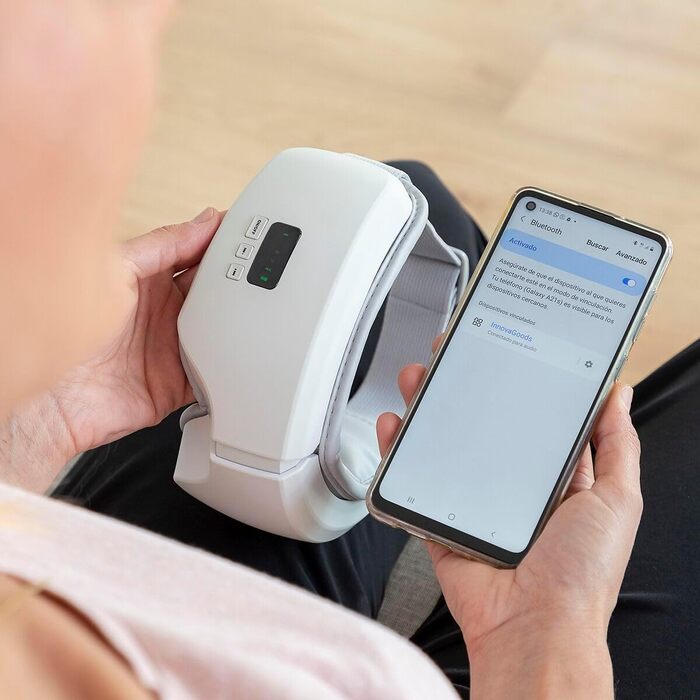 Масажер для очей InnovaGoods EyeSky 4-в-1 з повітряним компресією, для зняття втоми та покращення кровообігу, компактний