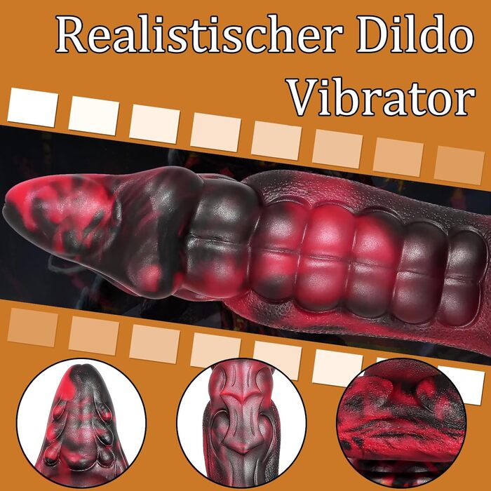 Анальний вібратор Jpscor Monster з 7 режимами вібрації та 3 функціями стимуляції, нагріванням. Іграшки для дорослих для жінок та чоловіків