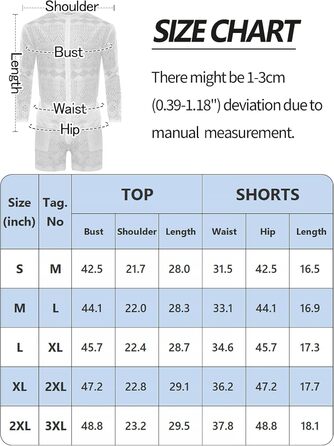 Panegy Комплект чоловічий: мереживчата шорти та сорочка з прозорої сітки, на ґудзиках, білий (S)