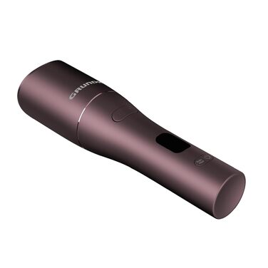 Автоматичний стайлер для завивки волосся Grundig EasyCurl HS 6230, бездротовий керамічний плойка для локонів, 3 температурні режими, LCD-дисплей, фіолетовий