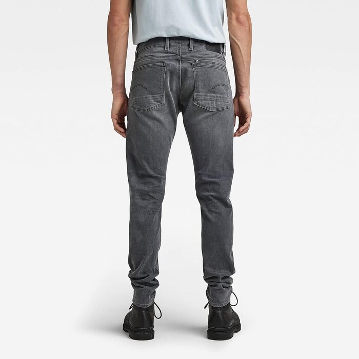 Чоловічі вузькі джинси G-STAR RAW Lancet Skinny сірого кольору Faded Blade, 29W / 32L