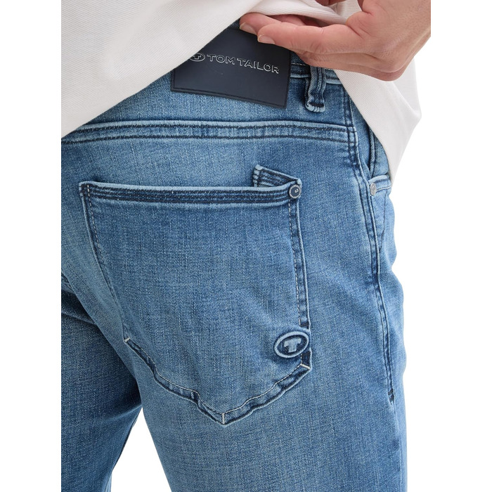 Чоловічі джинси Tom Tailor TTJOSH Regular Slim, колір Mid Stone Blue Denim (30W / 32L)