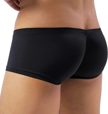 Чоловічі шорти Faringoto, боксери-сліпи з шовку, чорного кольору, дихаючі