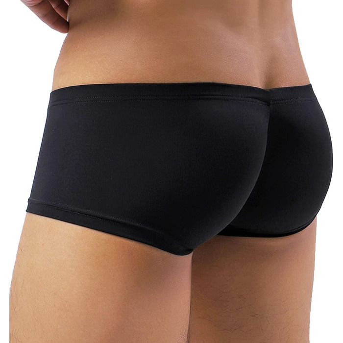 Чоловічі шорти Faringoto, боксери-сліпи з шовку, чорного кольору, дихаючі