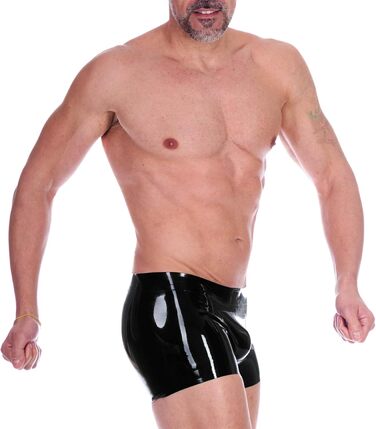 Шорти-боксери чоловічі з латексу Kangxinsheng, натуральний гумовий латекс, XL, для косплею та вечірок