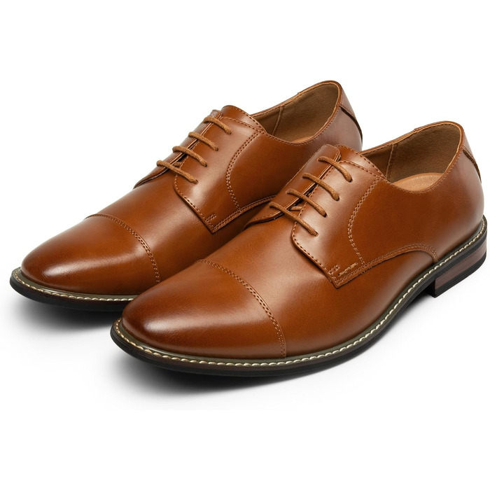 Чоловічі класичні туфлі Derby Bruno Marc для костюмів, коричневі, розмір 43 EU