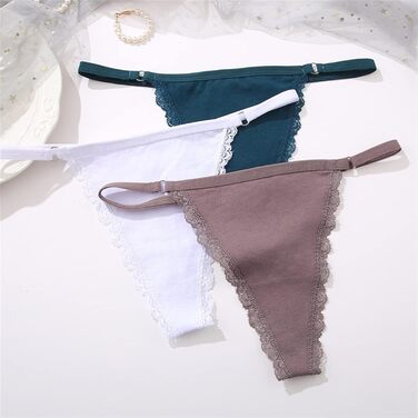 FRINZA Сексуальний комплект бікіні з 2 штук: стрінги з бавовни, низька посадка, для жінок, розмір M, колір Set 18