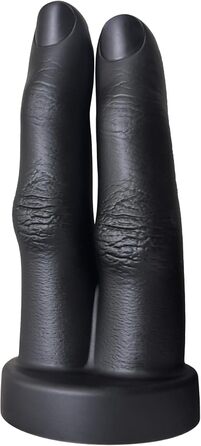 Силіконовий дилда 2.0 з присоскою, 2-в-1, для анального сексу (XXL)