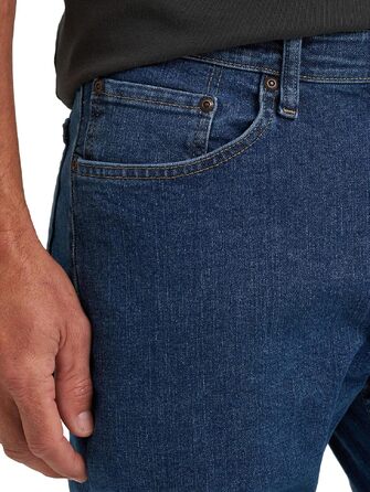 Чоловічі джинси Wrangler Authentics Regular Straight Fit, темно-синій колір Dark Stonewash