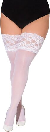 Спідниця-халтер для жінок Legg Story, мереживо, силіконові смуги, розмір XXL, білий