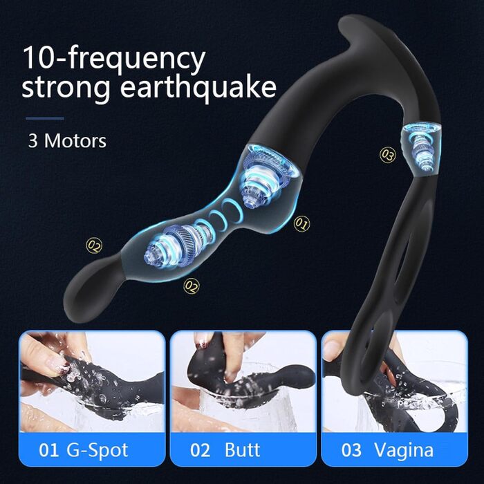 Вібратор для анусу, масажер простати, сексуальна іграшка для дорослих