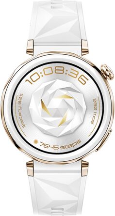 Смарт-годинник Huawei Watch GT 5 Pro 42mm білий: ЕКГ, GPS, моніторинг здоров'я, Bluetooth-дзвінки, до 14 днів автономності, для iOS та Android