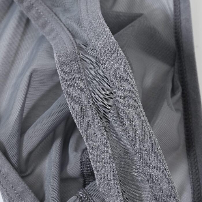 Танга чоловіча BIATWOWR, сірий, XXL, прозора білизна